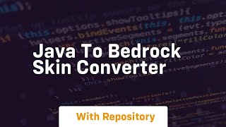 java to bedrock skin converter
