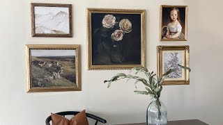 DIY French Country Gallery Wall | How to Make Your Own Antique Frames