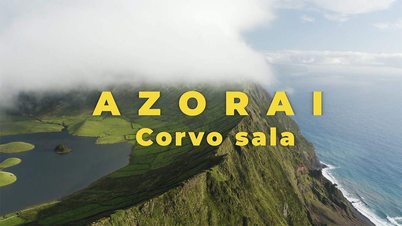 Azorų salų ir Europos pakraštys. Turbūt atokiausia Europos vieta - Corvo sala.
