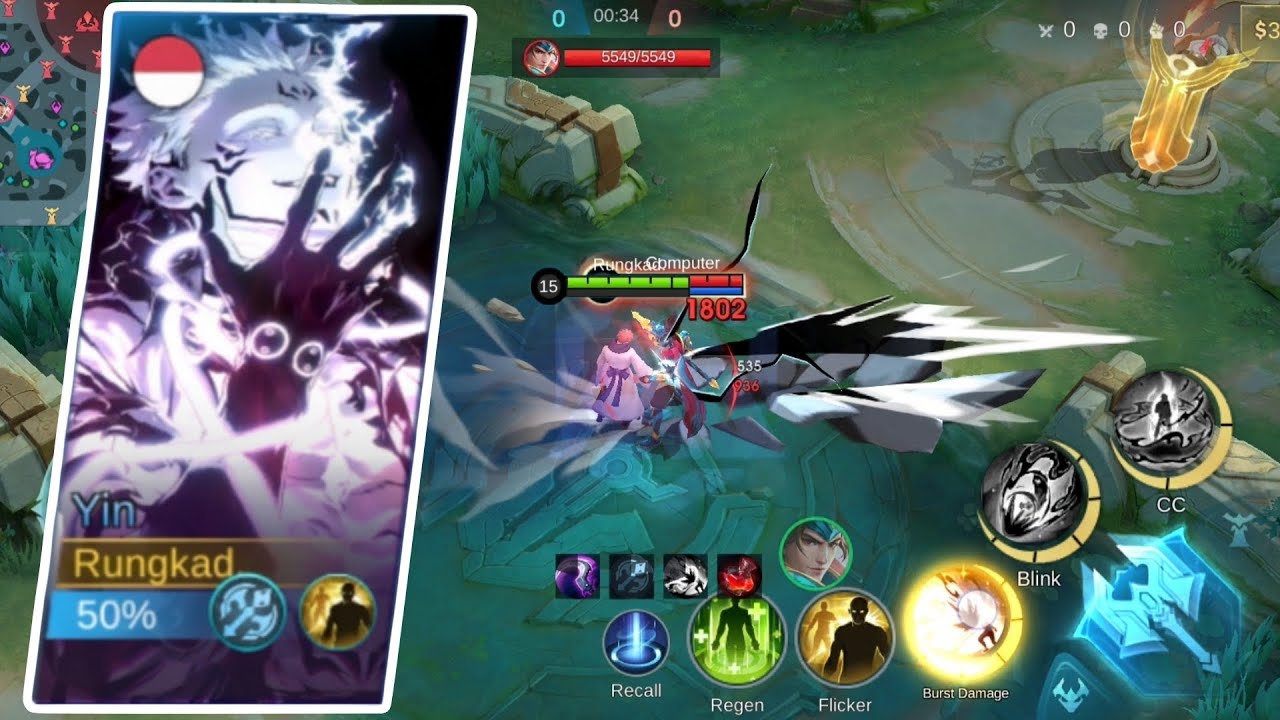 Script Skin Yin X Sukuna Full Effect