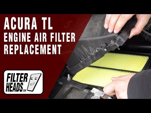 How to Replace Engine Air Filter 2013 Acura TL V6 3.5L