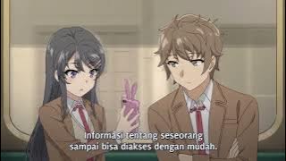 Seishun Buta Yarou Sub Indo || Sakuta X Mai Scene Eps 1