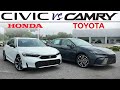 What's the BEST Hybrid Sedan in 2025 | Honda Civic or Toyota Camry?