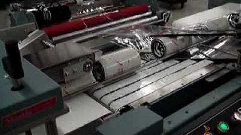 Shanklin F-5 Form Fill Sealer w Harmonic Infeed Shrink Wrapping Oil Filters | ProPac.com