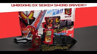 UNBOXING DX SEIKEN SWORD DRIVER WITH WONDER RIDE BOOK BRAVE DRAGON DX ソードライバーベルト KAMEN RIDER SABER