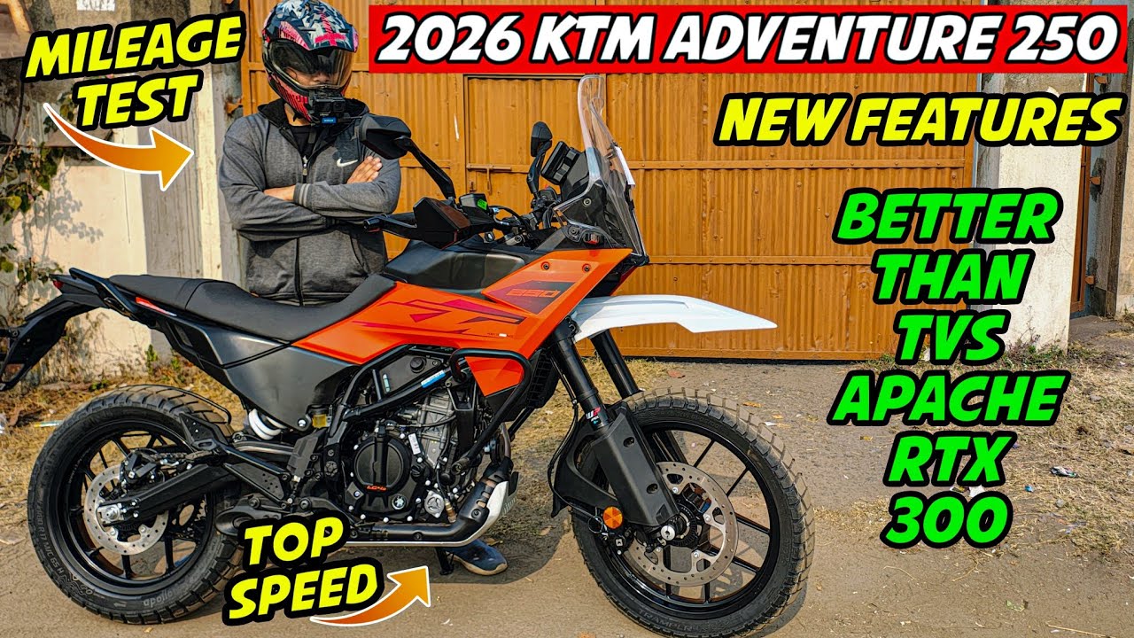 2026 KTM Adventure 250 Review || Top Speed & More Features - Worth Buying Over TVS Apache RTX 300.