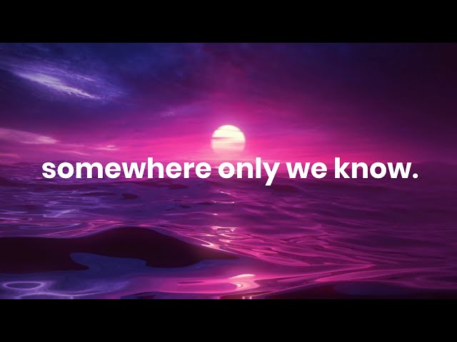 Gustixa & Rhianne - somewhere only we know (Lyrics) class=