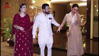 Kareena Kapoor, Karishma, Saif Ali Khan Arrives At Arman Jain Engagement Reception