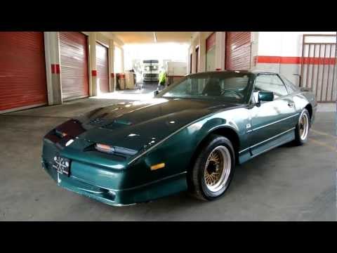 1987 Pontiac Trans Am GTA 5 Speed Manual V8 1 Owner Car Guy 80's Muscle Car