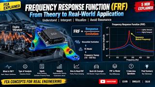 Frequency Response Function (FRF) Explained | FEA, Resonance & Real-World Example