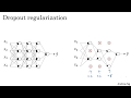 Dropout Regularization (C2W1L06)