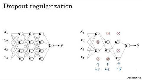 Dropout Regularization (C2W1L06)