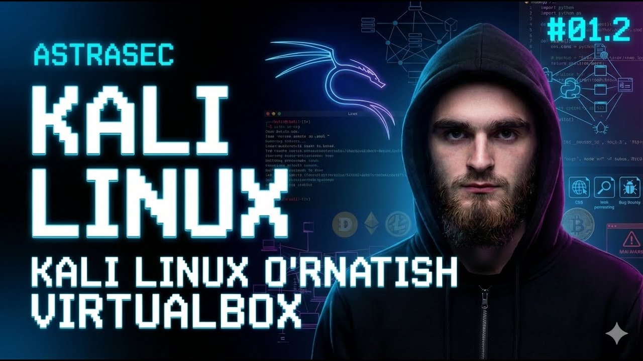 #01.2 KALI LINUX | KALI LINUXNI VIRTUALBOX'GA O