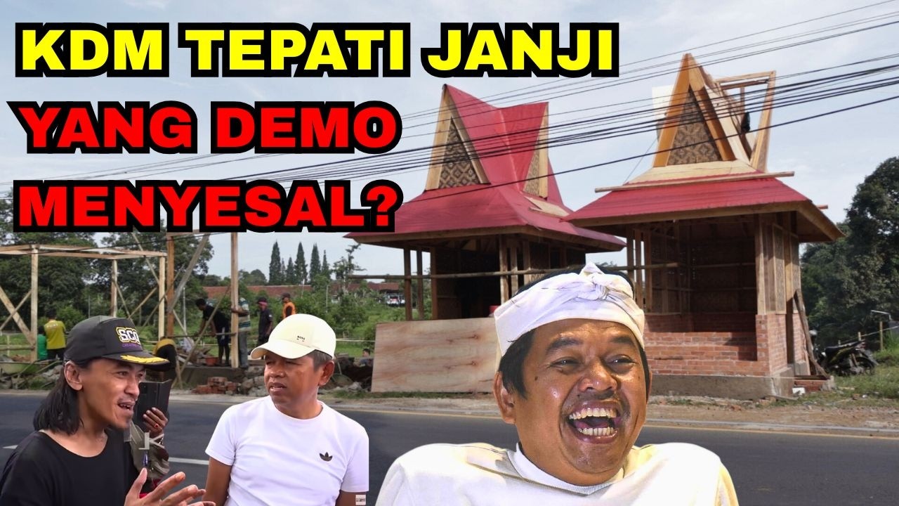 Bukan Sekedar Janji! KDM Sulap Jalur Ciater Jadi Mewah, Pedagang Sampai Menangis.