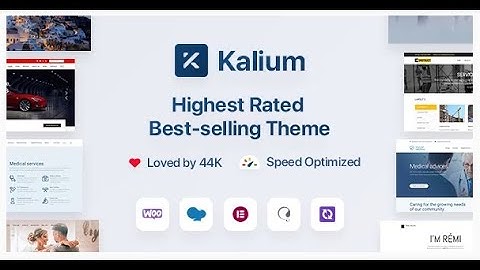 Kalium  Creative Multipurpose WordPress & WooCommerce Theme