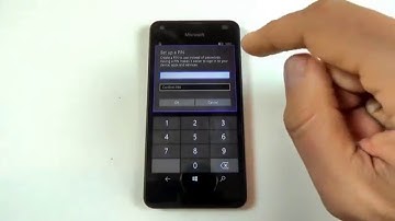 Microsoft Lumia 550 - How to add a security code