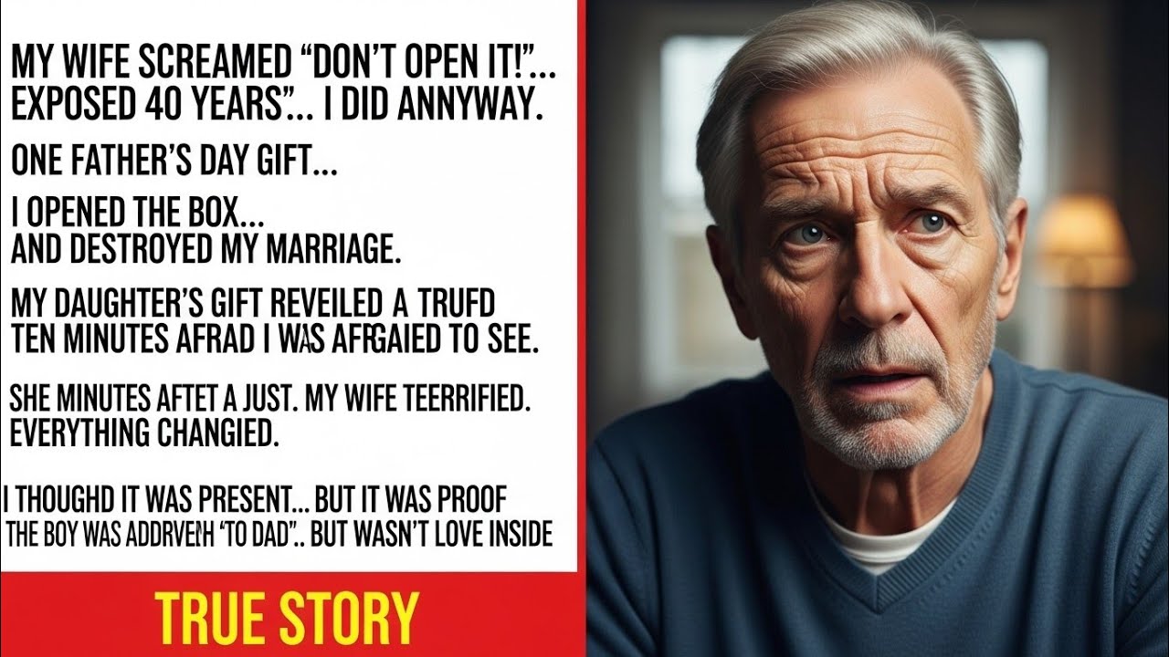 For Father's Day, My Daughter Sent Me a Box. My Wife Said, 