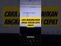 cara menjumlahkan angka diexcel dengan cepat diexcel#excel #tipspraktis #tutorial