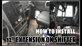 how to install a 12” shifter extension