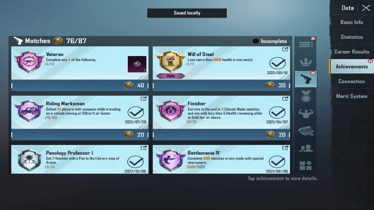 SMG MASTERY IN BGMI || HOW TO COMPLETE SMG MASTERY ACHIEVEMENT IN BGMI || 90+ Achievement Points