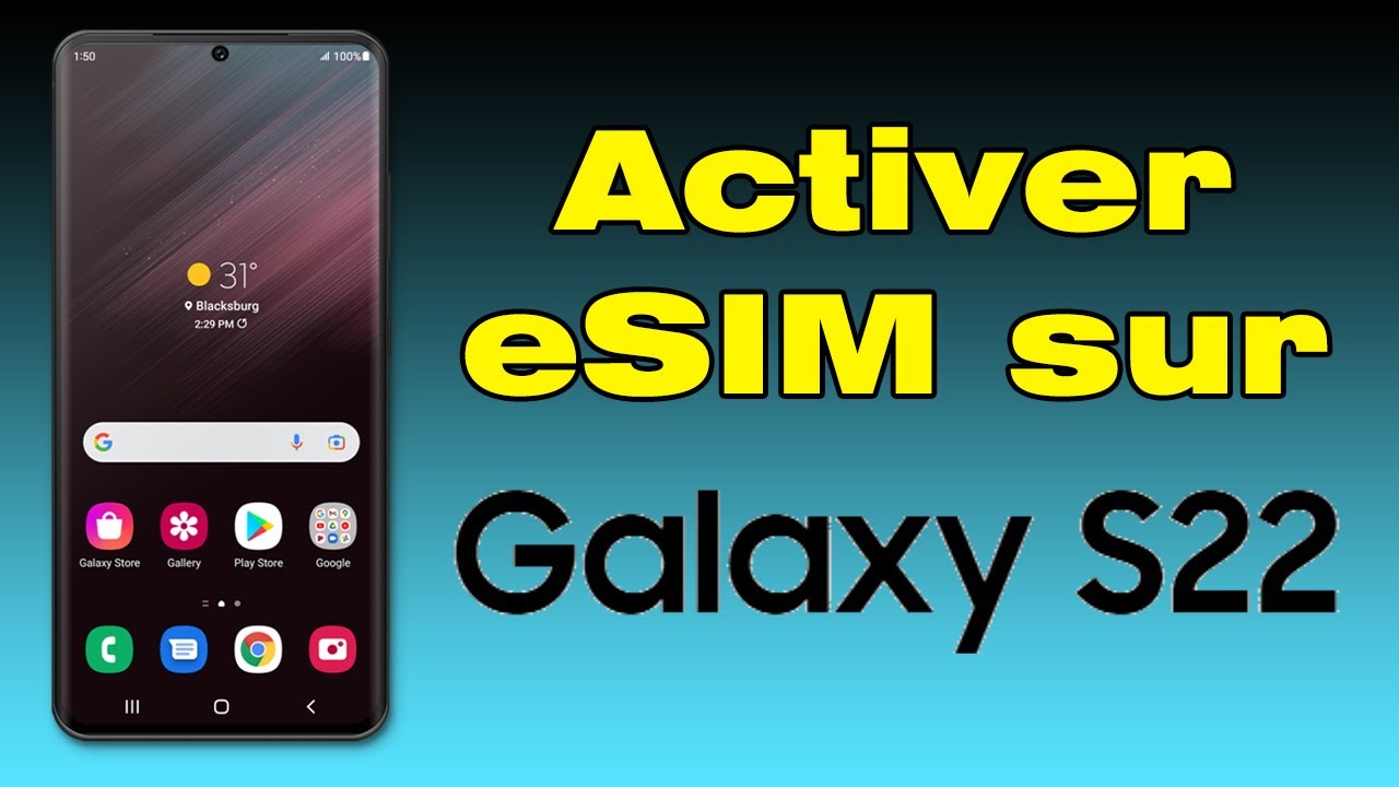 Comment activer eSIM sur Samsung S22 YouTube