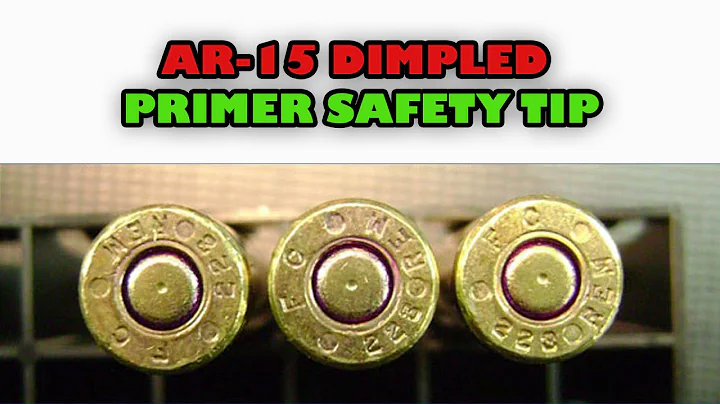 AR-15 Dimpled Primer Safety Tip