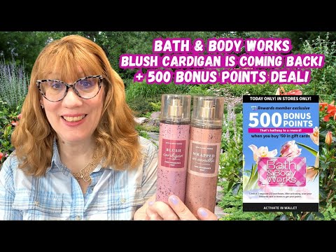 Bath & Body Works Blush Cardigan Is Coming Back! + 500 Bonus