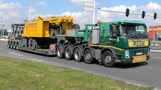 4K trucks, trucks, trucks, Rotterdam Waalhaven, 29 may 2019