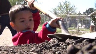 Residents fix own potholes