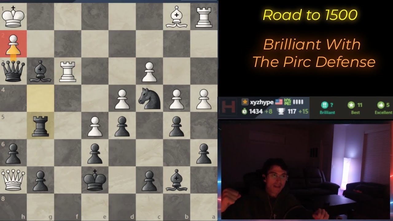 Brilliant Move in the Pirc Defense - YouTube