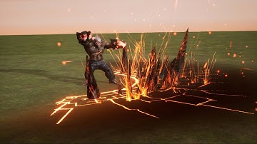 Unreal Engine - Ground Attack Fx