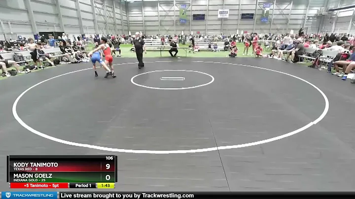 106 Lbs Placement Matches (8 Team) - Kody Tanimoto...