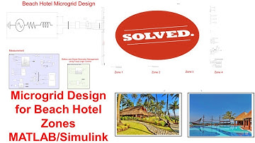 Microgrid Design for Beach Hotel Zones | MATLAB/Simulink Tutorial