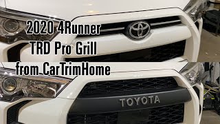 2020 Toyota 4Runner TRD Pro Heritage Grill from CarTrimHome 5th Gen
