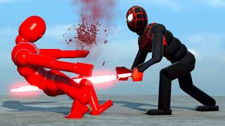SPIDERMAN NPC GAME INSANE ACTIVE RAGDOLLS PHYSICS 3 | SPIDER-MAN