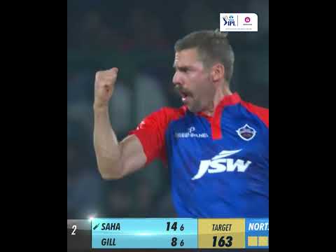 TATA IPL 2023 : #DCvGT | Anrich Nortje sizzles on his return for Delhi Capitals | JioCinema