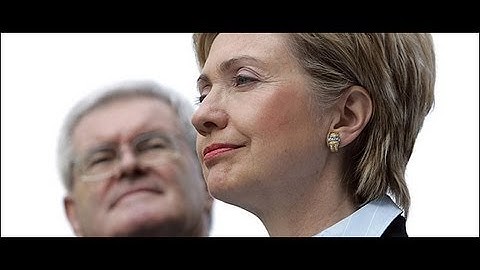 Newt Gingrich is Afraid of Hillary 2016