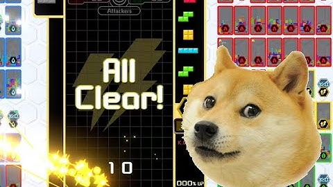 Downstack All Clear ft. T-Spins #shorts  #tetris99