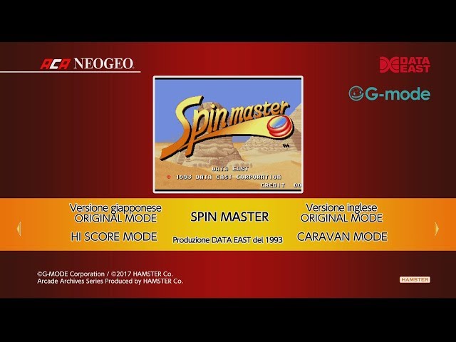 ACA NEOGEO SPIN MASTER 