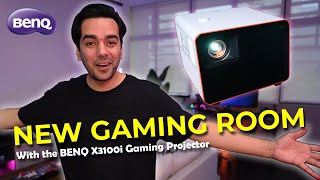 New Gaming Room with BenQ X3100i 4k HDR Gaming Projector