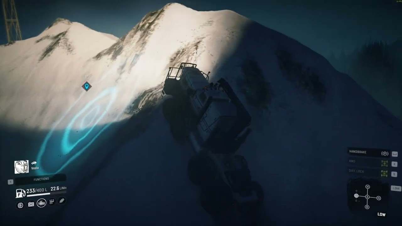 Losto Caradhras, sedho, hodo, nuitho i 'ruith! ( Snowrunner gameplay)