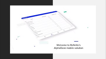 Refinitiv AlphaDesk