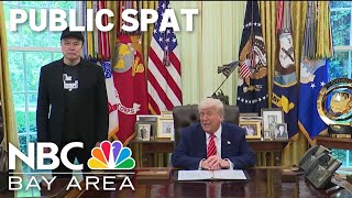President Trump, Musk public spat turns personal