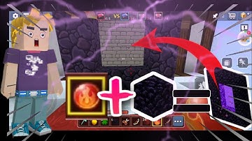 MAKING NETHER PORTAL IN BLOCKMAN GO😨 | BEDWARS  BLOCKMAN GO BLOCKY MODS