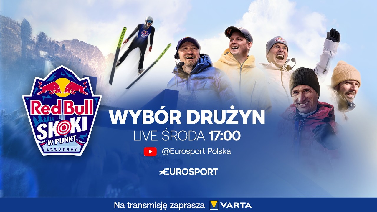 Red Bull Skoki w Punkt 2026: Małysz, Goldberger, Schmitt, Morgenstern i Ahonen wybierają drużyny