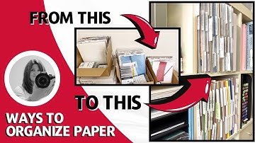 Scrapbook Paper Storage Solution | Creative Design Team YouTube Collaboration