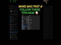 Mac Running Slow? These Hidden Settings Actually Work ✅ #shorts #macbook #Apple