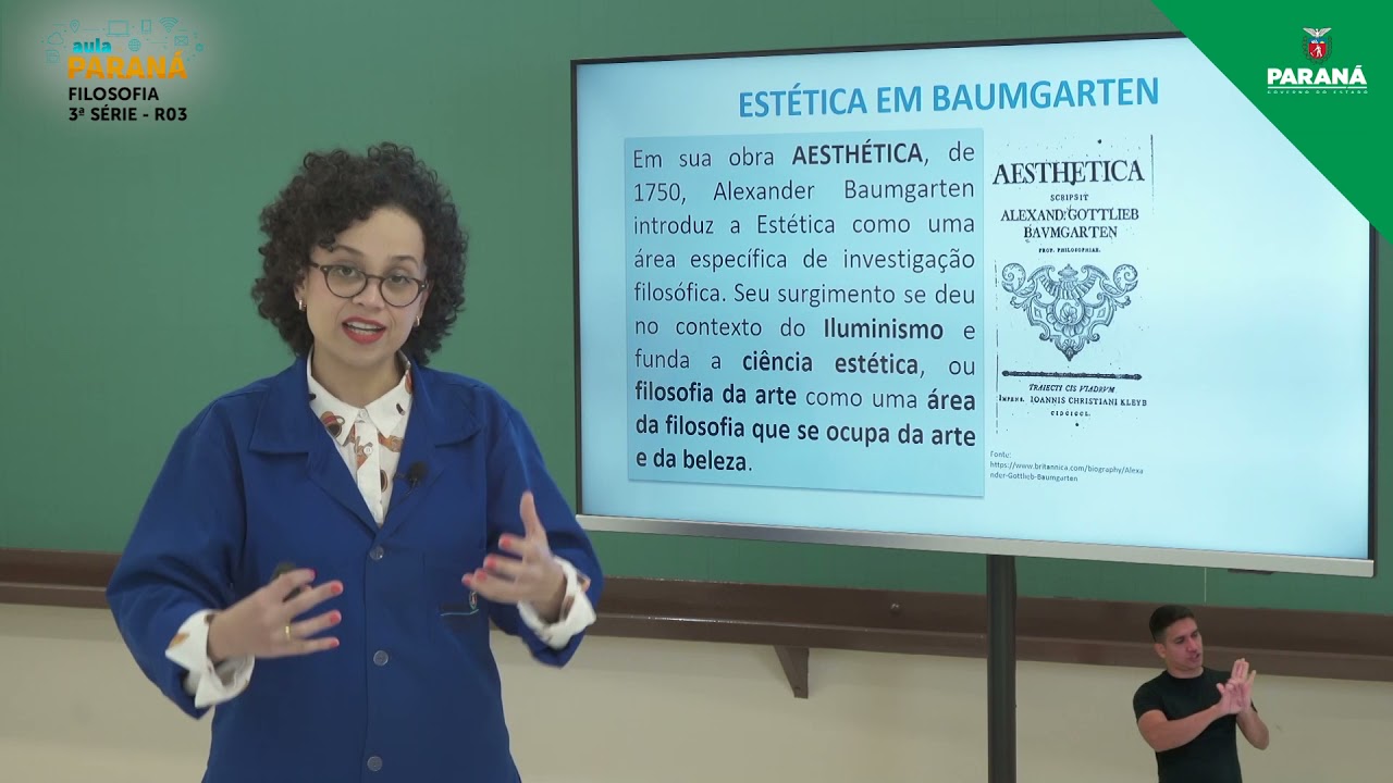 2021 | 3ª Série | Filosofia | Aula R3 - Retomada de Conteúdo: Baumgarten e a Ciência Estética