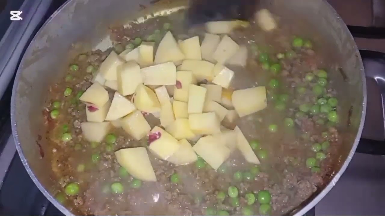 Qeema matar aloo recipe 
