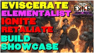 [POE 3.27] Eviscerate Ignite Elementalist Showcase! Ignite and Burn Your Way Through The Atlas!